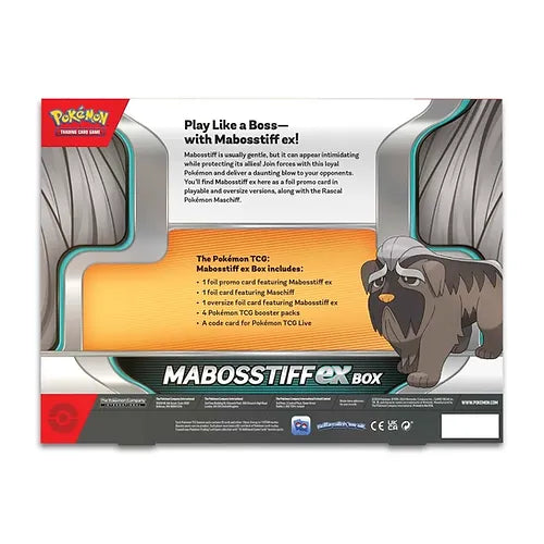 Pokémon TCG - Mabosstiff EX Box