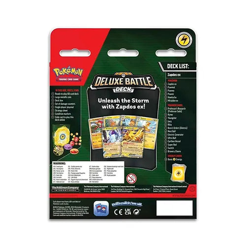 Pokémon TCG - Zapdos ex Deluxe Battle Deck