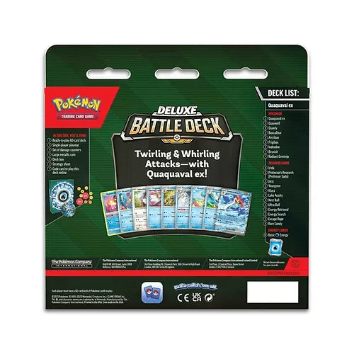Pokémon TCG - Quaquaval ex Deluxe Battle Deck