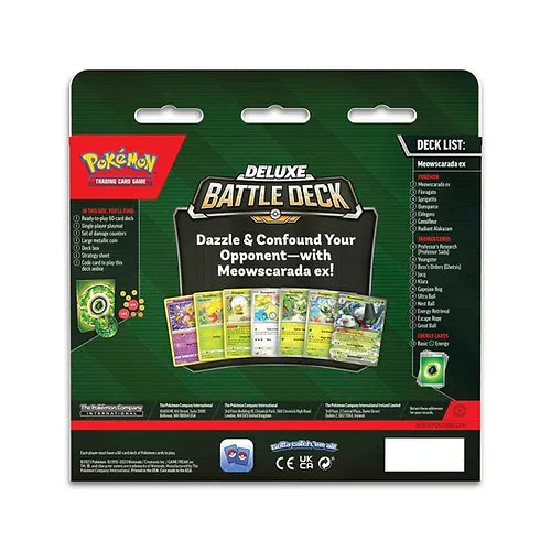 Pokémon TCG - Meowscarada ex Deluxe Battle Deck