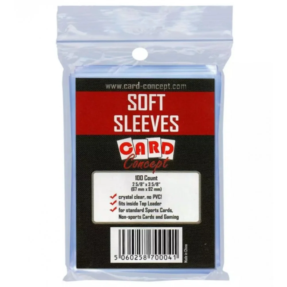 Card Concept Single Card Holder Soft Sleeves (100ct)