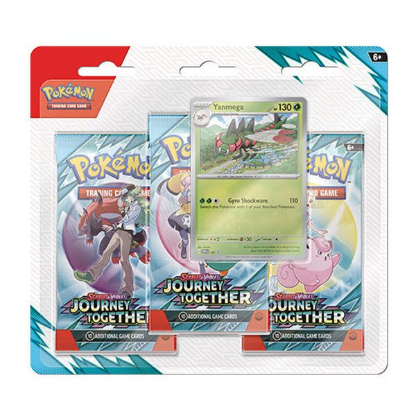 Pokémon TCG: Journey Together Yanmega 3-Pack Blister