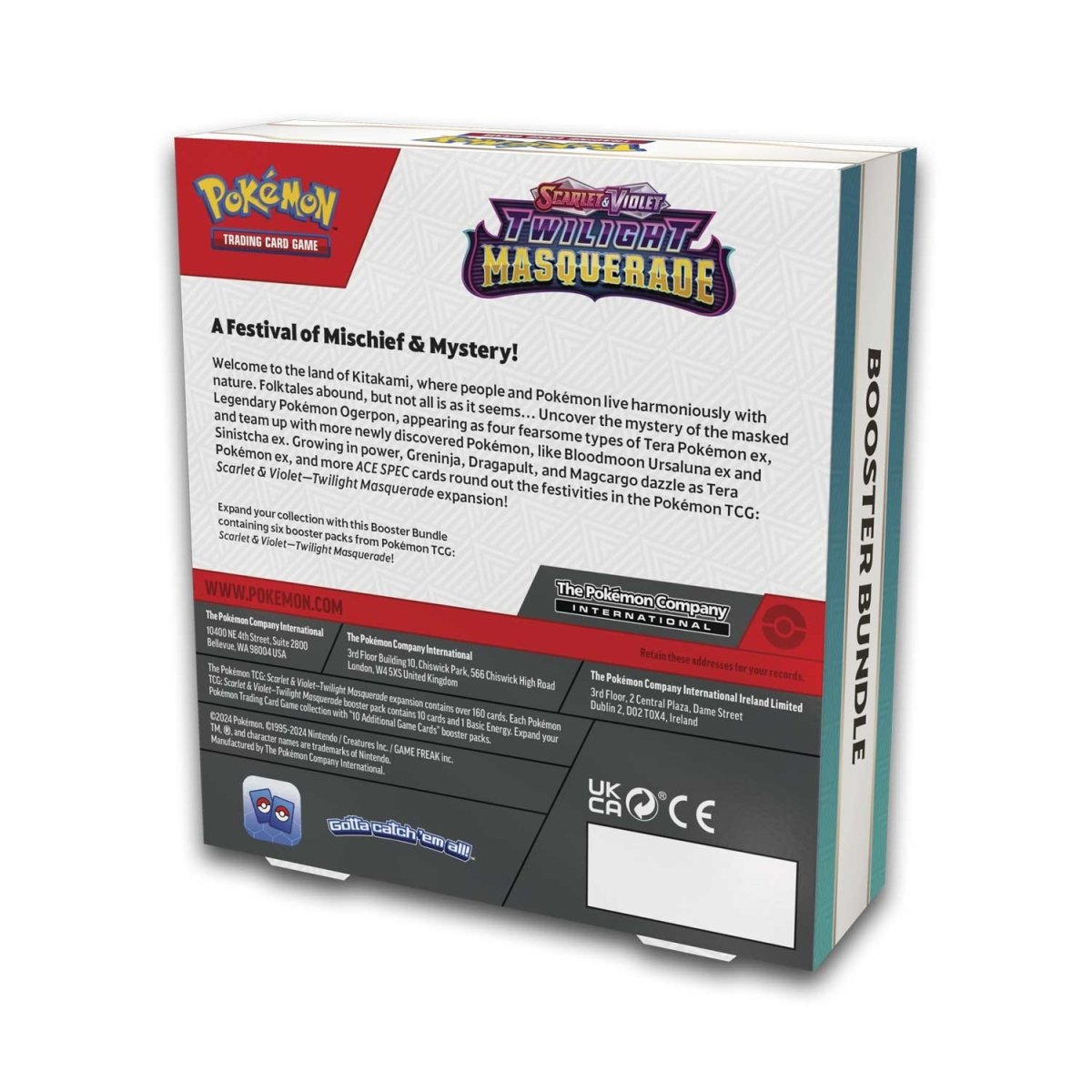 Pokémon TCG Scarlet & Violet-Twilight Masquerade Booster Bundle (6 Packs)