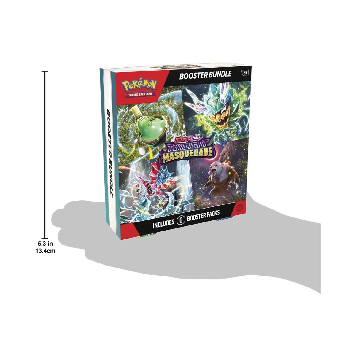 Pokémon TCG Scarlet & Violet-Twilight Masquerade Booster Bundle (6 Packs)