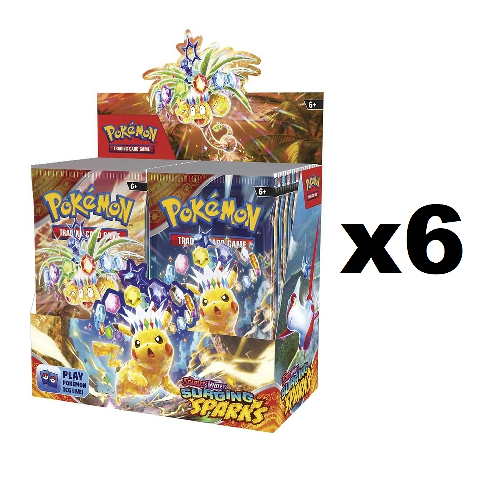 Pokmon TCG - Scarlet & Violet Surging Sparks Sealed Booster Case Pokmon TCG - Scarlet & Violet Surging Sparks Sealed Booster Case