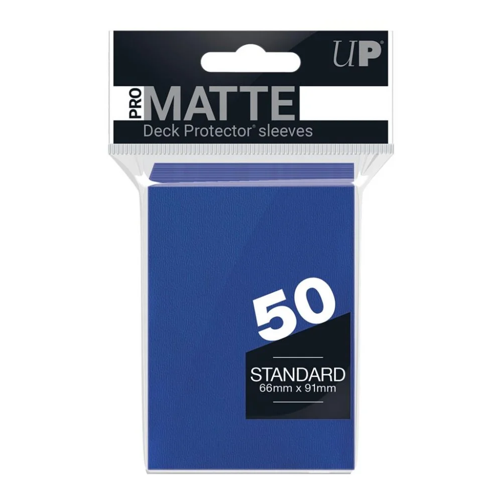 Pro-Matte Blue Standard Non Glare Sleeves