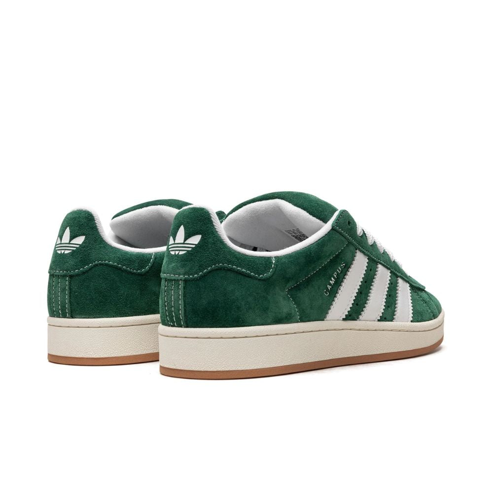 Adidas Originals Campus 00s Dark Green Gum H03472 - Back View Sneaker Image