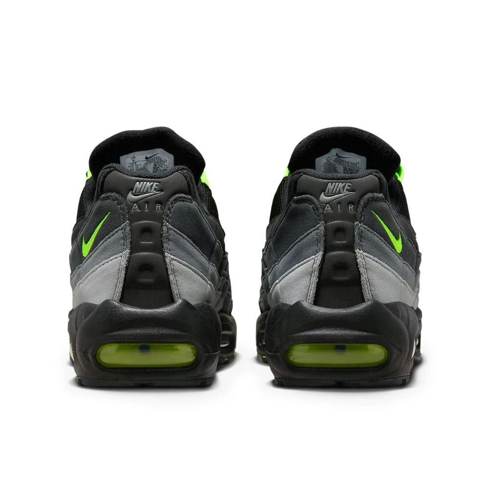 Nike air max 95 black and lime fashion green