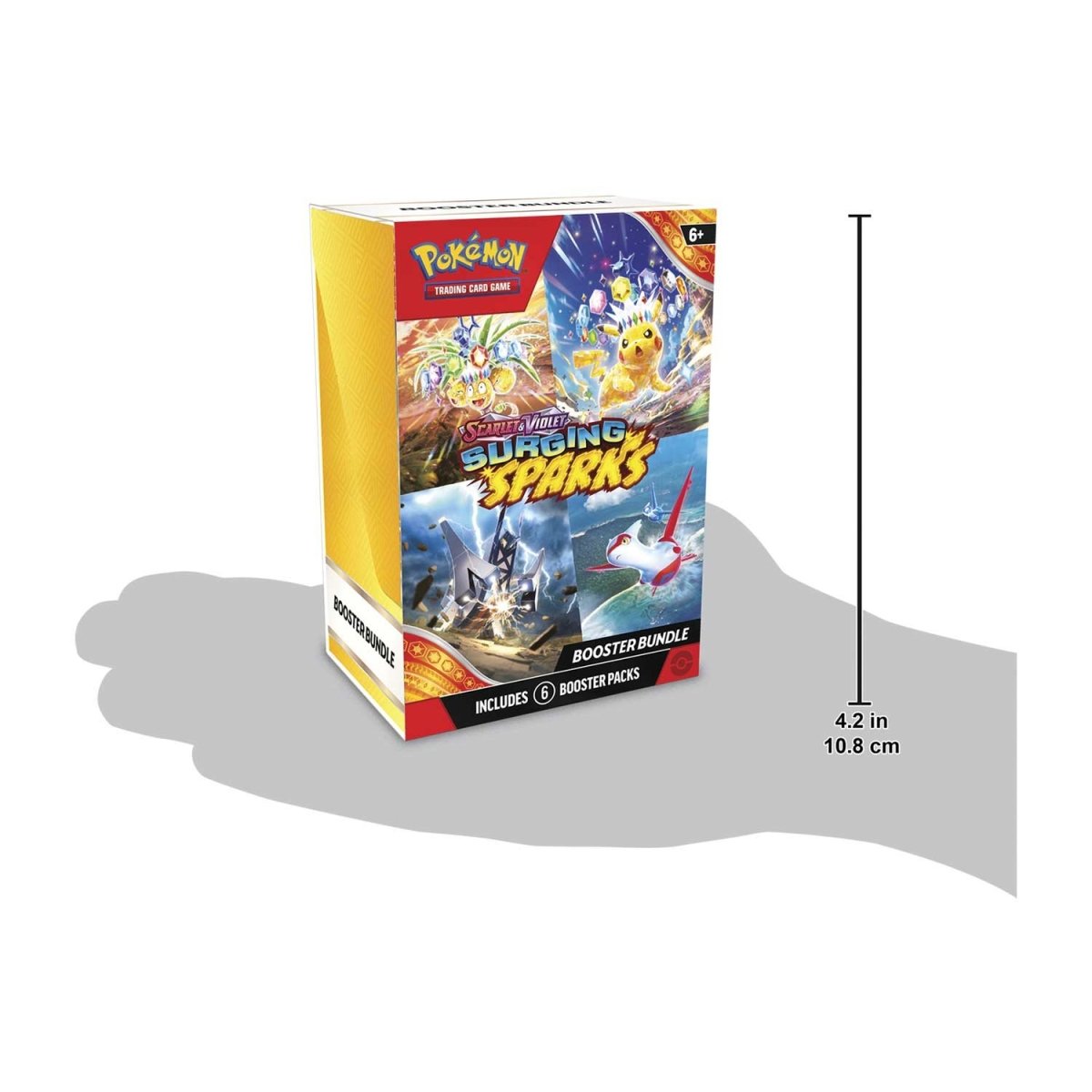 Pokémon TCG Scarlet & Violet-Surging Sparks Booster Bundle (6 Packs)