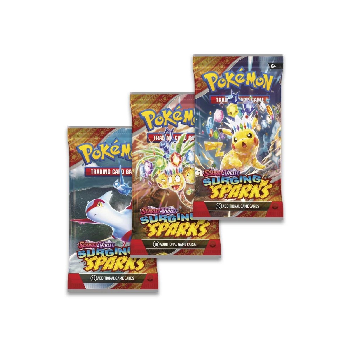 Pokémon TCG Scarlet & Violet-Surging Sparks 3 Booster Packs & Quagsire Promo Card